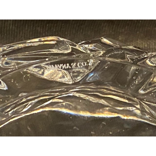 Late 20th Century Tiffany & Co. “Rock Cut” Crystal Bowl Excellent Condition For Sale - Image 9 of 10