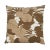 Contemporary Schumacher Sea Grape Pillow in Bark For Sale