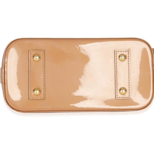Animal Skin Rose Velours Monogram Vernis Alma BB For Sale - Image 7 of 9