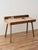 Flow Writing Desk – Solid European Oak, Brown Oil, Natural Linoleum For Sale - Image 4 of 8
