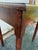 Antique Federal Style Solid Walnut Side Table. Circa 1940s For Sale - Image 9 of 17