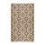 Part & Parcel Goods Wool Star Rug, 12' x 15', Celadon, Chocolate, Sage and Eggshell For Sale
