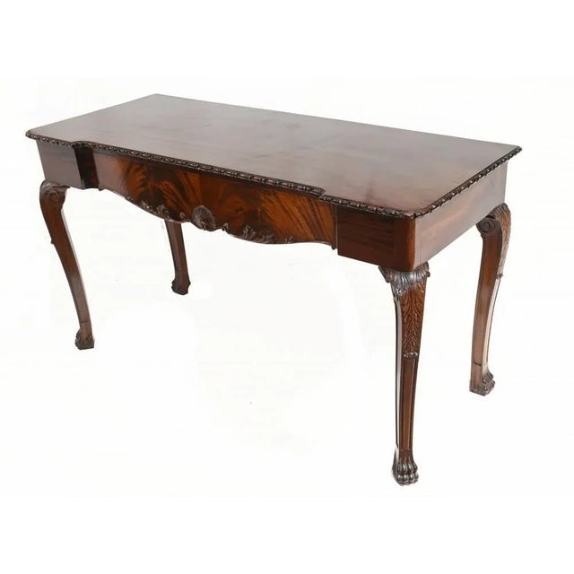 Mahogany Serving Table, 1880s For Sale - Image 4 of 10