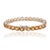 Art Deco Retro Prong-Set 26.4 Ct Natural Honey Citrine Tennis Bracelet in 925 Silver For Sale - Image 3 of 12