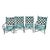 Lane Venture Green Metal Patio Chairs -Set of 4 For Sale