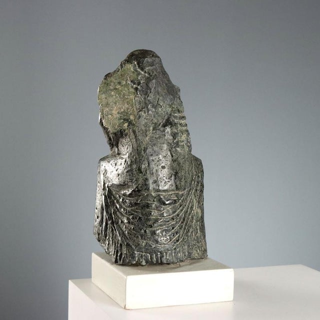 Green Maternity in Marble attributed to Vittorio Gagliano For Sale - Image 8 of 10