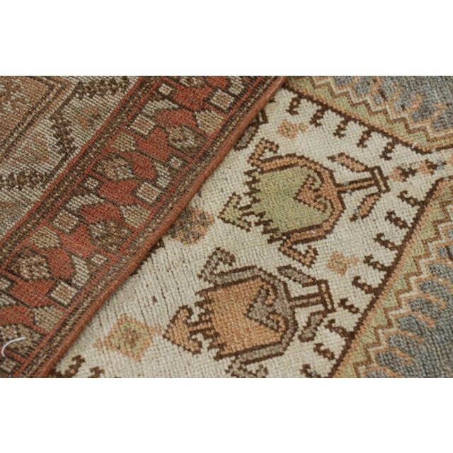 Textile Vintage Malayer Persian Runner Rug With Geometric Medallions From Rug & Kilim For Sale - Image 7 of 7