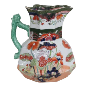 Masons Ironstone Large Jug or Pitcher Duck Patten 19th Century