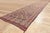 Burgundy Vintage Zemmour Moroccan Kilim Rug, 03'06 X 18'04 For Sale - Image 8 of 10