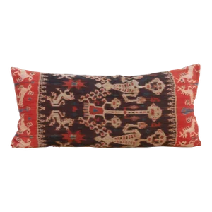 Lengkuas Antique Sumatran Ikat Pillow