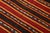 Textile Striped Kilim Rug For Sale - Image 7 of 18