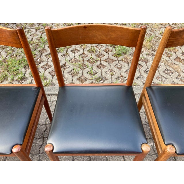 Wood Mid-Century Danish Teak Dining Chairs, 1960s, Set of 4 For Sale - Image 7 of 15