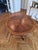 Mid-Century Round to Oval Walnut Extendable Dining Table For Sale - Image 15 of 16