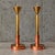 Large Postmodern Candleholders in Copper and Brass, 1970s, Set of 4 For Sale - Image 4 of 11