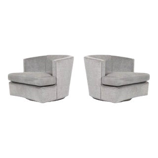Set of Low-Profile Swivel Chairs by Harvey Probber, C. 1950s For Sale