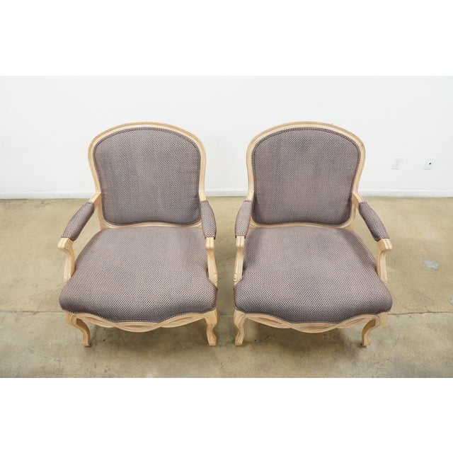 Traditional Skylar Peppler Custom Upholstered Lounge Chairs (Set of 2) For Sale - Image 3 of 16