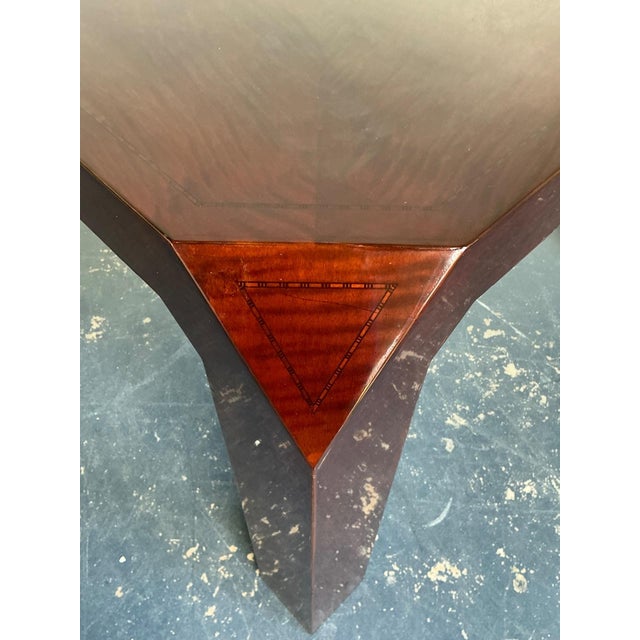 Vintage Lacquered Inlay Game Table For Sale - Image 14 of 18