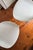 White Pair of Authentic Cherner Chair Company White Counter Stools — Sold as-Is For Sale - Image 8 of 8