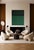 This artwork explores the depth and richness of green through a composition deliberately reduced to a few horizontal...