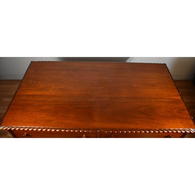 We are pleased to offer this beautiful High-Quality Antique American Empire partner desk , from the 1880s. This Desk is...