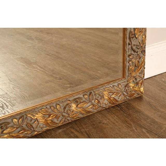 Late 20th Century LaBarge Italian Giltwood Carved Wall Mirror For Sale - Image 9 of 18