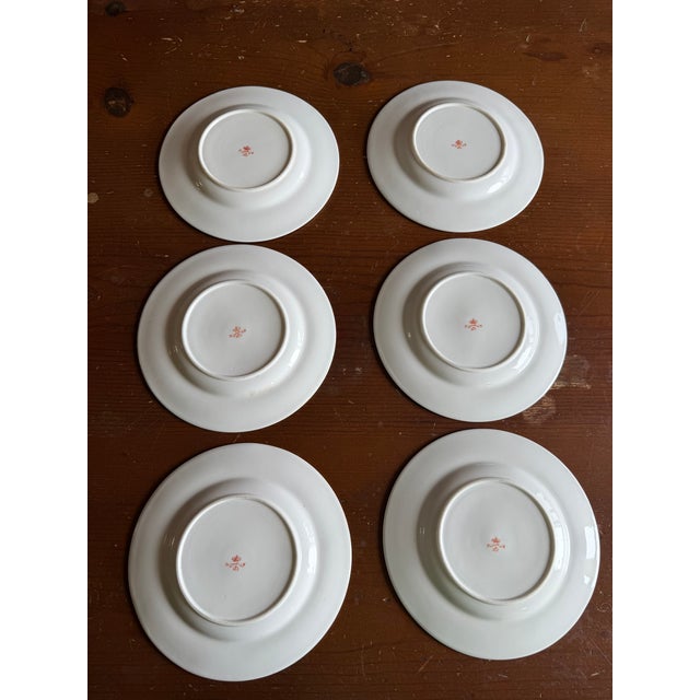 A Super Fine Set of 6 Royal Crown Derby Imari Pattern Dessert Plates by Stevenson & Hancock, Circa 1860's For Sale - Image 15 of 17