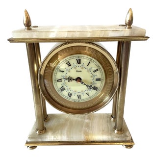 Vintage French Mantel Clock from Vedette, 1970s For Sale