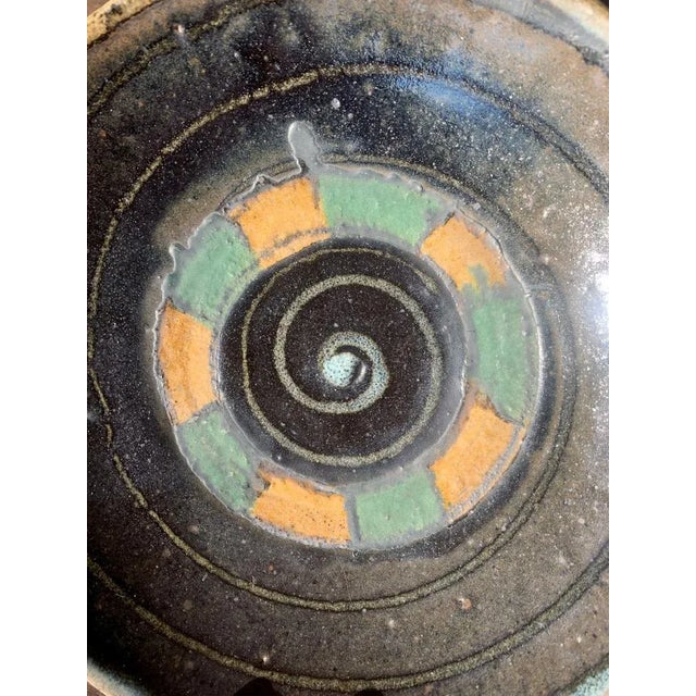 Mid-Century Glazed Earthenware Bowl, California, USA, 1960s For Sale - Image 5 of 10