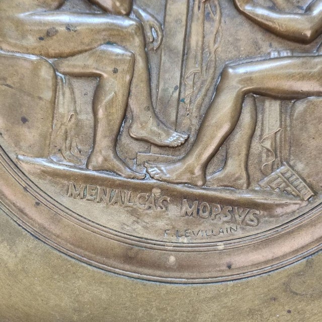 19th-Century Neoclassical French Bronze Centrepiece by Ferdinand Levillain For Sale - Image 6 of 17