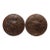 Pair of Antique Swirl Lockwood Cast Iron Door Knobs For Sale