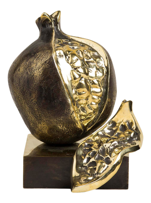 Pomegranate Bronze Sculpture