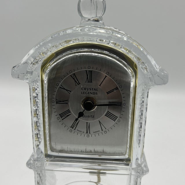 Add timeless elegance to your home or office with this beautiful **Vintage Godinger Crystal Desk Clock**. Expertly crafted...