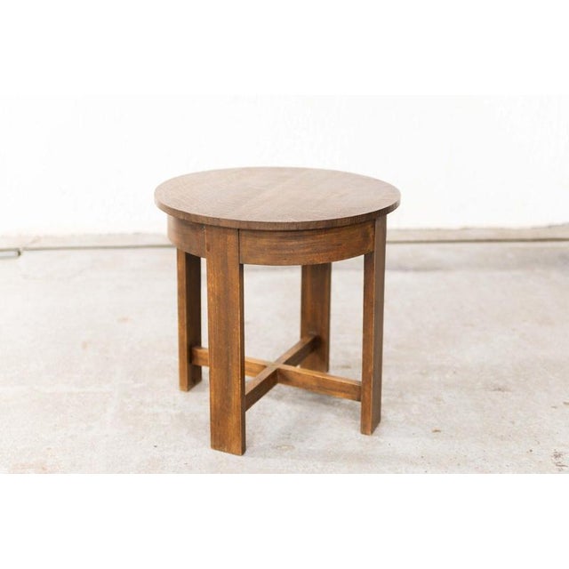 Brown Art Deco Side Table For Sale - Image 8 of 8