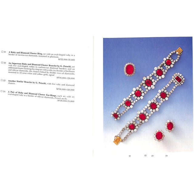 Paper The Magnificent Jewels of the Late Countess Mona Bismarck 1986 Sotheby's Geneva For Sale - Image 7 of 13