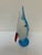 Mid-Century Murano Sommerso Vase in the Shape of a Fish, 1960s For Sale - Image 4 of 8