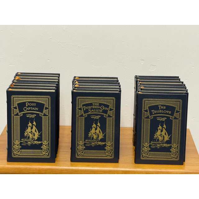 Easton Press Patrick O’Brian Aubrey Maturin Leather Bound Book Collection, Twenty Volumes For Sale - Image 4 of 12
