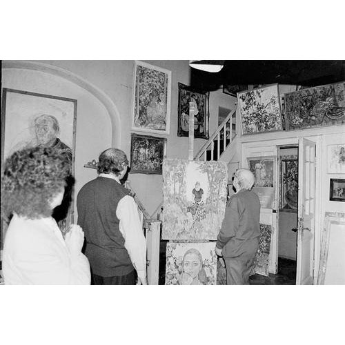 Gleb Savinov, Mother's Day, 1977, Oil Painting, Framed For Sale - Image 10 of 11