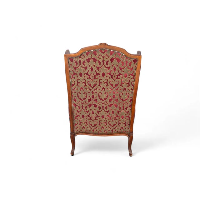 Louis XV Style Bergère Armchair For Sale - Image 3 of 14