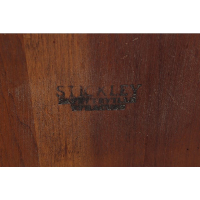 Stickley Cherry Windsor Style Spindle Back Armchair For Sale - Image 15 of 16