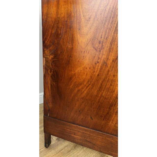 Antique French Burr Walnut Chest of Drawers with Four Drawers For Sale - Image 14 of 15