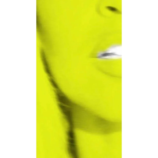 Atomic Yellow, Signed limited edition Pop Art, Brigitte Bardot 2023 For Sale - Image 4 of 5