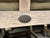 Arhaus Hamptons Outdoor Teak Dining Set – 84" Table, Bench, 4 Chairs, Beverage Cart & Cushions For Sale - Image 15 of 15