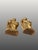 French Saint Peter and Saint Paul, 17th-century gilt stucco wood sculpture For Sale - Image 3 of 5
