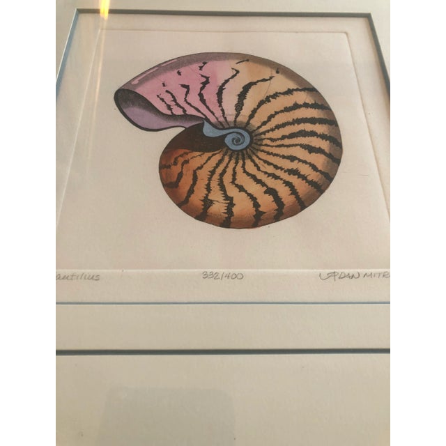 6 original prints on paper all pencil signed & titled professionally framed 7 x 7 inches overall size with custom frames...