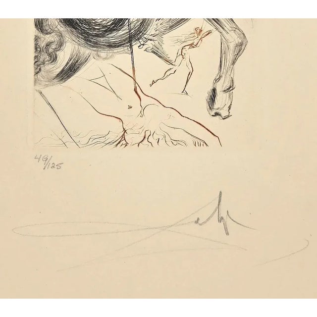 The Hell of Cruel Beauties is a contemporary artwork realized in 1972. Etching and drypoint on watermarked paper Chiffon...