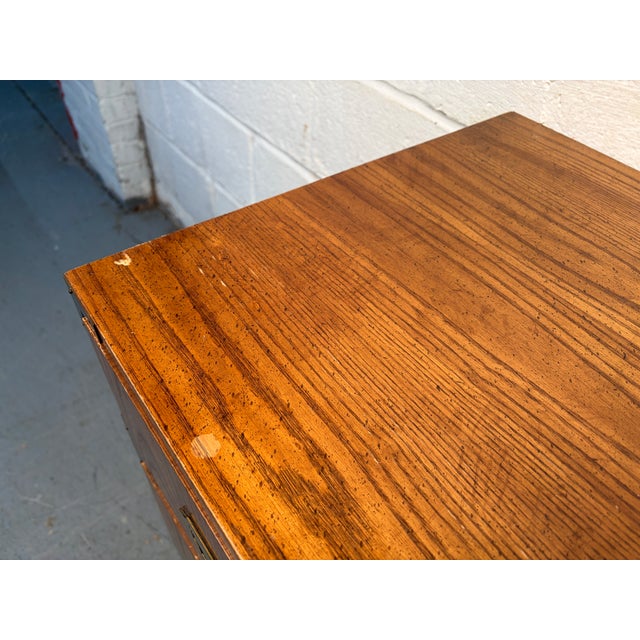 Wood Vintage "Campaigner" Style Dresser by Dixie Furniture For Sale - Image 7 of 18