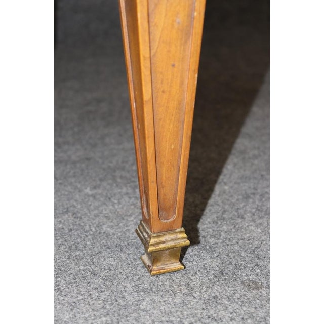 Baker Furniture Company Pair of Baker Furniture Company Rosewood Directoire End Tables For Sale - Image 4 of 14