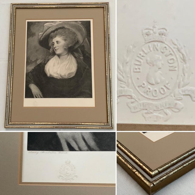 Antique Lithograph After George Romney, Lady Arabella Ward, C. 1900 For Sale - Image 14 of 15