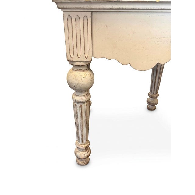Early 20th Century French Provincial Butcher's Block With Brass Details For Sale - Image 17 of 18
