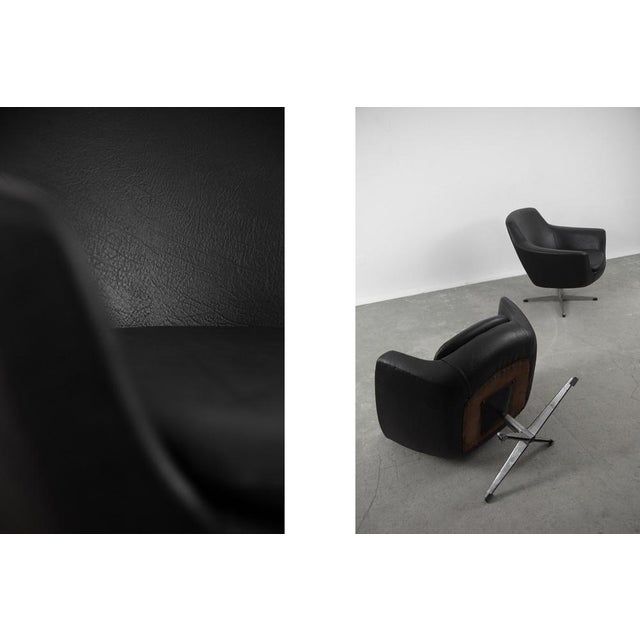 Set of Scandinavian Vintage Swivel Chairs, 1970s For Sale - Image 15 of 18